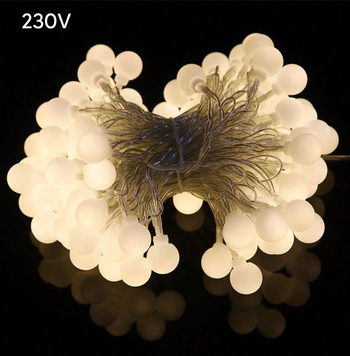 Ogrodowa GIRLANDA Świetlna IP44 Zewnętrzna 1000cm 100xLED biała ZD69D