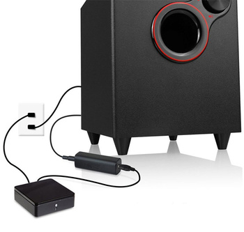 IZOLATOR SZUMÓW Audio miniJack 3,5mm x 2 czarny AK319B