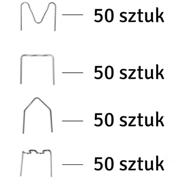 Kompaktowa ZGRZEWARKA do plastiku 100W + 200 zszywek + etui DA197