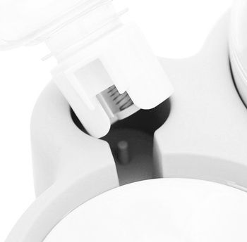 AG684E PODWÓJNA MISKA Z DOZOWNIKIEM WODY