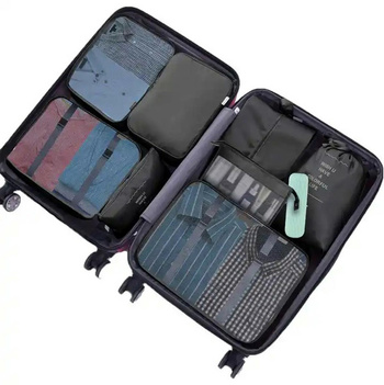 BQ73B ORGANIZER PODRÓŻNY 8 SZT GRANATOWY