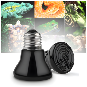 Żarówka grzewcza na podczerwień do terrarium 50W E27 – kompaktowa, IR, 230V, nocna