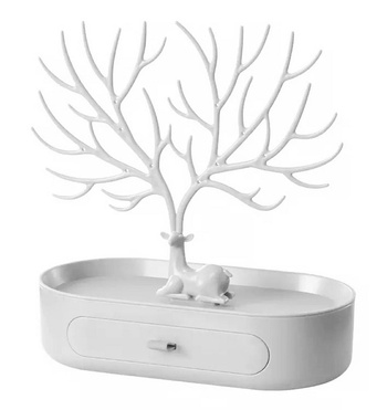 AG804A STOJAK NA BIŻUTERIĘ JELEŃ SZARY