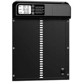Automatyczne DRZWI do kurnika programator LCD 33,5x24,5x5cm czarne