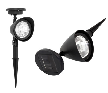 Ogrodowa LAMPA Solarna relefktor zasilany energią słoneczną LED ZD43 