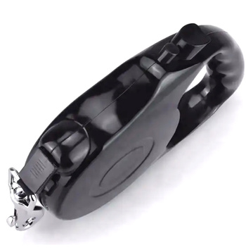 Automatyczna SMYCZ dla Psa 500cm System Zwijania czarna ZW23