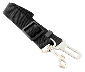 Samochodowa SMYCZ dla Psa 50-70cm czarna ZW4