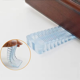 Stoper KLIN do drzwi silikonowy 9,6x4cm przezroczysty DA223