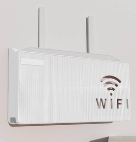 AG986 UCHWYT PÓŁKA NA ROUTER WIFI BIAŁY