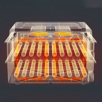 Automatyczna wylęgarka do jaj 64 szt. – LED, obracanie, regulacja wilgotności, 230V