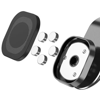 Magnetyczny UCHWYT na Telefon montowany na Kratkę Nawiewu Auta czarny AP21