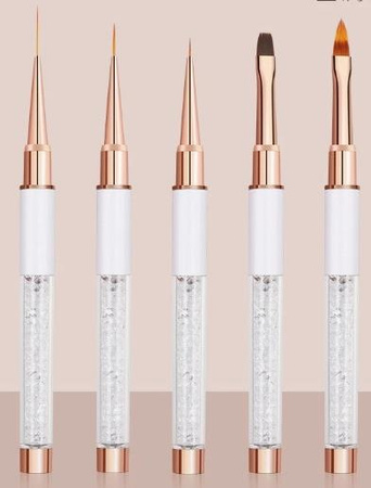 DA434 NAIL ART BRUSH THIN SET 5PCS