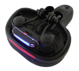 Piankowe siodełko rowerowe z amortyzacją i wentylacją – komfort na długie trasy czarne