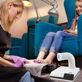 Profesjonalny pochłaniacz pyłu 60W z lampą LED – elastyczna rura 360°, filtr wymienny, manicure