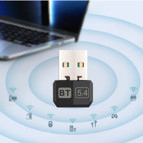 Adapter Bluetooth 5.4 USB nano – odbiornik do PC i laptopa, szybkie połączenie BLE, Plug & Play