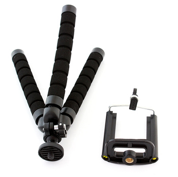 TRIPOD STATYW SELFIE do Telefonu Aparatu Smartfona 26cm czarny ST1A 