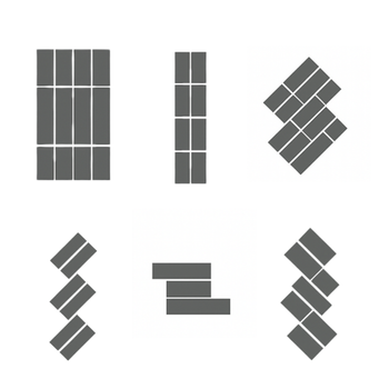DA481 ZESTAW NAKLEJEK LUSTRZANYCH PANELE