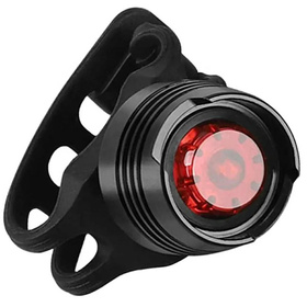 Zestaw LAMPEK Rowerowych LED Przednia Tylna Rotacja 360 czarne ZD114