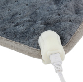 Elektryczna PODUSZKA z funkcją grzania pilot 30x40cm szara