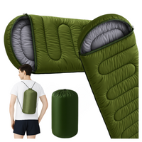 BQ26F ŚPIWÓR TURYSTYCZNY MUMIA ZIELONY