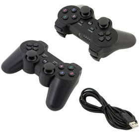 Kontroler do PS3 – zamiennik DualShock 3 z podwójnymi wibracjami i ergonomicznym kształtem czarny 
