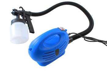 Elektryczny pistolet malarski 650W z kompresorem – zestaw natryskowy do malowania i lakierowania