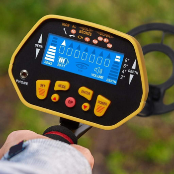 Wykrywacz metalu MD-3010II z dyskryminacją – sonda wodoodporna 