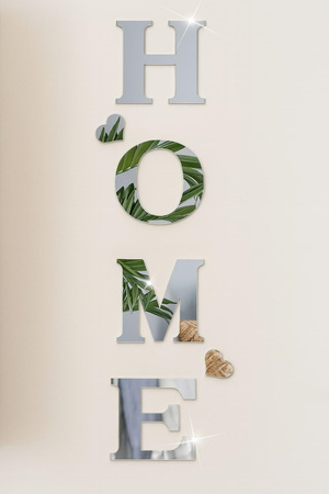 DA475 NAKLEJKA LUSTRZANA HOME