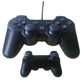 Kontroler do PS3 – zamiennik DualShock 3 z podwójnymi wibracjami i ergonomicznym kształtem czarny 