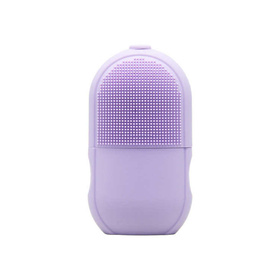 Silikonowy masażer lodowy do twarzy – Ice Roller chłodzący, liftingujący, lawendowy