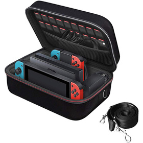 ETUI do KONSOL NINTENDO SWITCH Pokrowiec kieszenie na kartridży czarny AK223F 