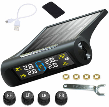 System TPMS 4 Czujniki Ciśnienia Powietrza w Oponach oraz Temperatury Opon AG678