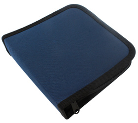 KOMPAKTOWE ETUI na 40 Płyt CD/DVD Organizer ciemno niebieski AG429C  