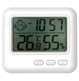 Elektroniczna STACJA POGODY z Higrometrem biały AG780