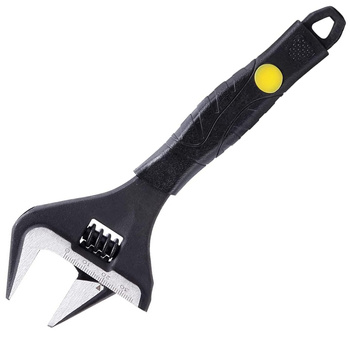 Stalowy KLUCZ nastawny szwedzki szwed z regulacją 0-39mm dł. 21,5cm czarny DA149