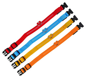 Świecąca OBROŻA dla Psa LED Rozmiar S 32-37cm pomarańczowa AG232C 