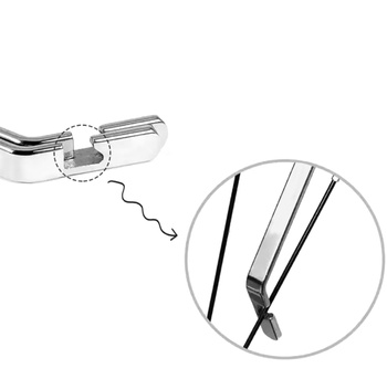 ŁYŻKI do opon rowerowych 3 sztuki 12,5cm srebrne RW26