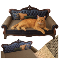 Drapak i legowisko dla kota 2w1 – sofa z tektury falistej 57,5 cm, trwały i wygodny
