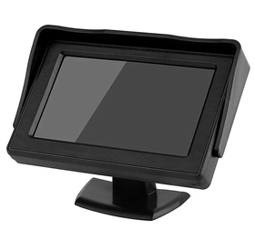 Wyświetlacz LCD 4,3'' do kamery cofania – PAL/NTSC, RCA, regulacja kąta AK331A