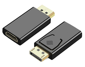 Adapter DisplayPort do HDMI, Full HD 1080p, Plug & Play, szybka transmisja 10,8 Gb/s 