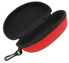 AG177F TWARDE ETUI NA OKULARY CZERWONE