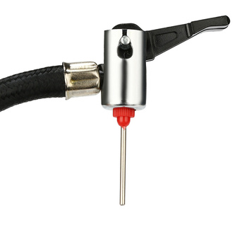Kompresor Samochodowy 12V w Kształcie Koła, Zestaw Końcówek, Manometr, 260 PSI