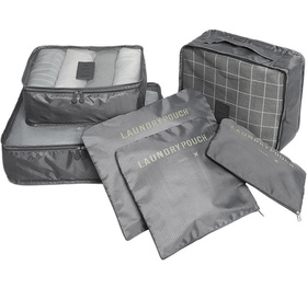 BQ28G ORGANIZER PODRÓŻNY 6 SZT GREY