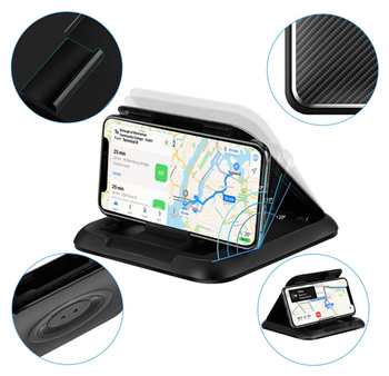 Uchwyt samochodowy na telefon na deskę – żelowy, regulowany 3D