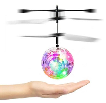UFO Latająca Kula LED Sterowana Ręką Świecąca Zabawka AG362D 
