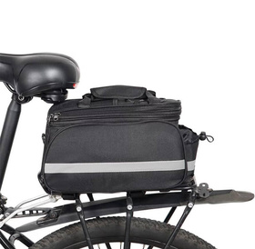 SAKWA Rowerowa Torba na tylny bagażnik rowerowy 32x28cm czarny RW38