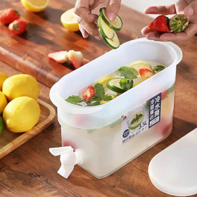 Pojemnik na lemoniadę 3,2 L z kranikiem – przezroczysty, idealny na imprezy i prezent dla dziecka 