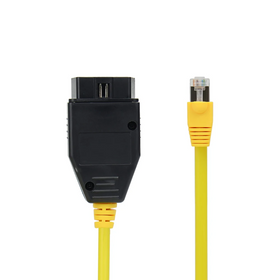Kabel diagnostyczny BMW ENET OBD – kodowanie, programowanie, E-SYS, ISTA, INPA żółty