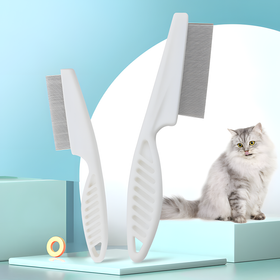 Szczotka do sierści dla psa i kota – usuwa podszerstek, nie szarpie, stalowe ząbki