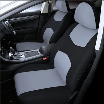 Pokrowce na fotele samochodowe czarno-szare – uniwersalny zestaw z haczykami, ochrona tapicerki
